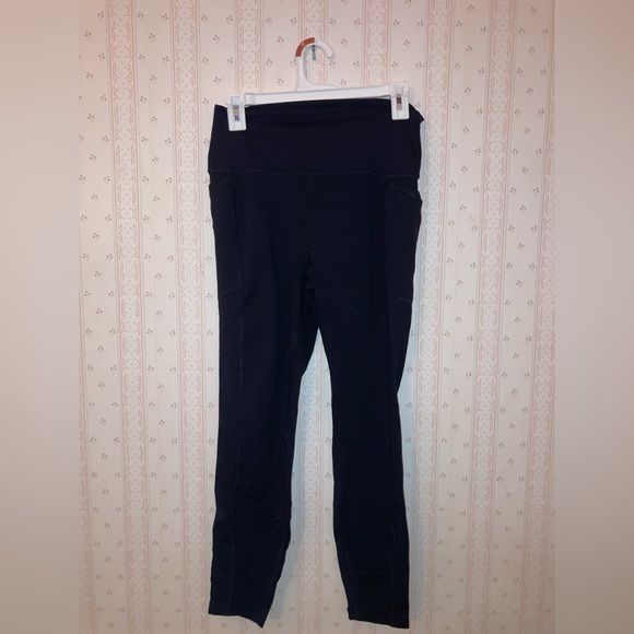 Black athletic leggings RBX size large - Picture 1 of 4